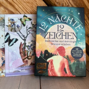 Rauhnächte Klappkarten Set "12 Nächte, 12 Zeichen" von Tanja Suppiger