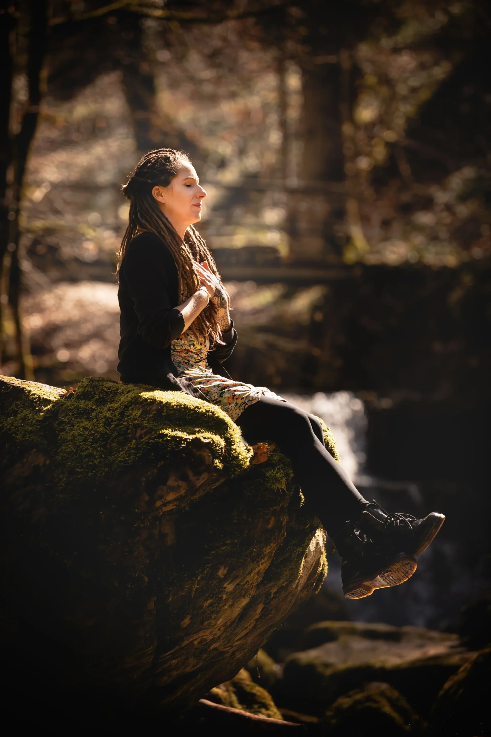 tanja-suppiger-meditierend-im-wald-sonnenschein