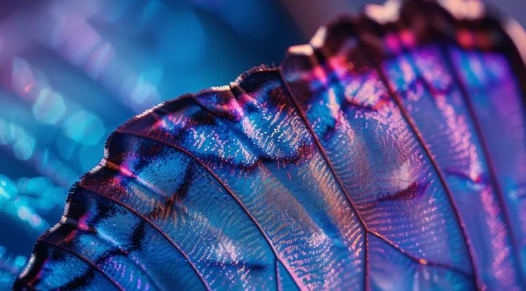 feine Schmetterlingsflügel Makro Aufnahme