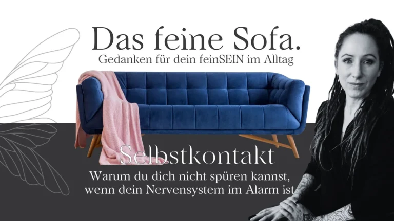feines Sofa mit Tanja Suppiger zum Thema Selbstkontakt